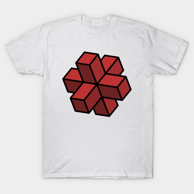 red asterisk T-Shirt by nostalgia